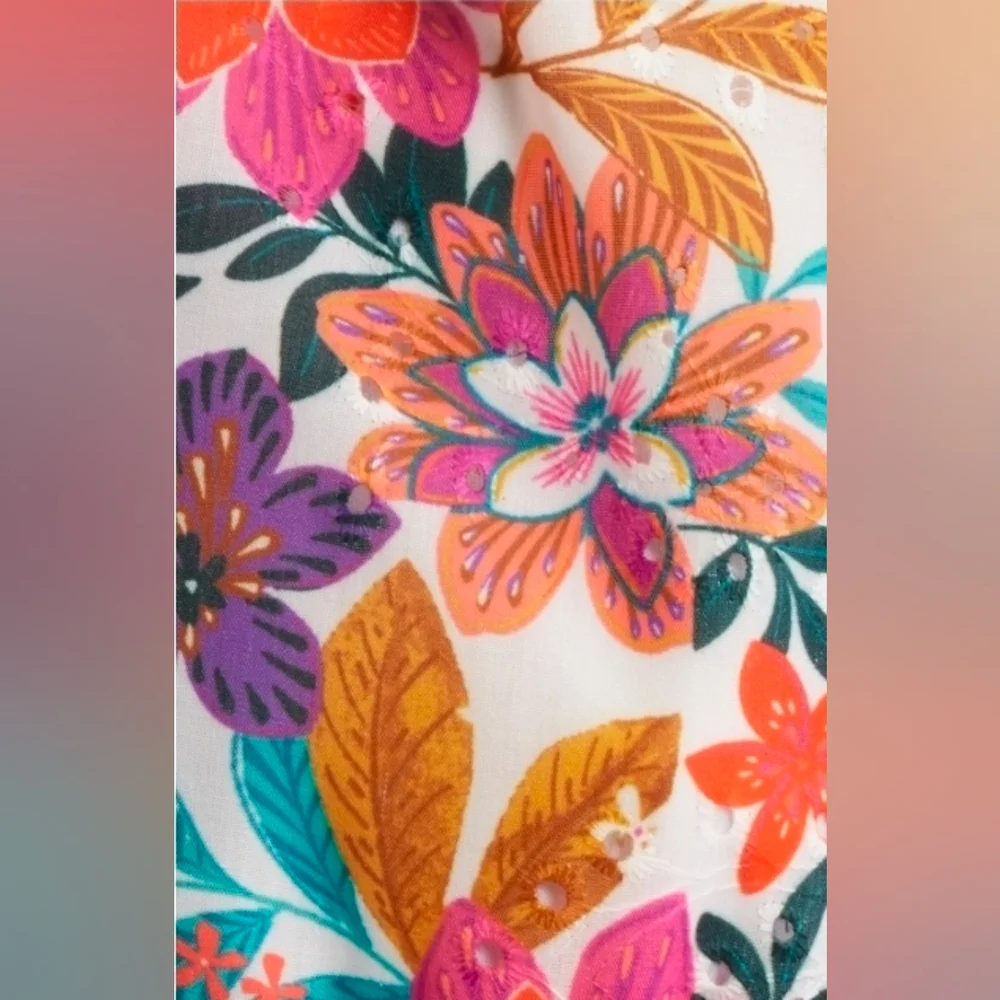 Julia Jordan Floral Mini Dress Size M NWT - Picture 6 of 13